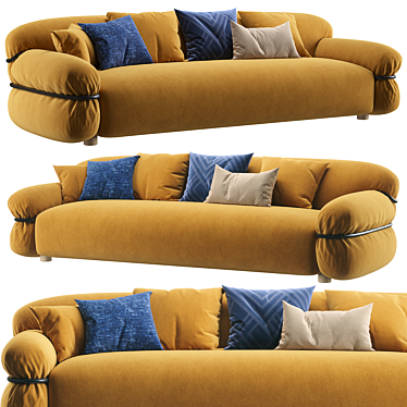 Modern Tacchini Sesann Sofa 2014 3D model image 1 