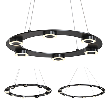 Ring LED Pendant Lamp Holland 3D model image 1 