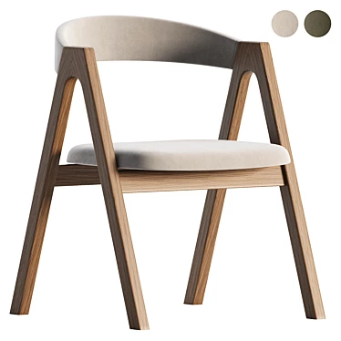 Contemporary Dublin Stool | Modern Design 3D model image 1 