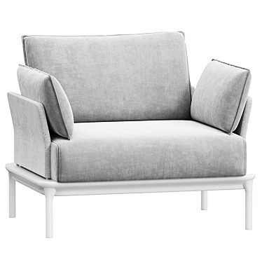 Stylish Reva Armchair | TheContractChair 3D model image 1 