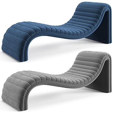 Elegant Eichholtz Chaise Lounge Pioneer 3D model image 1 