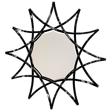  Solaris Iron Star Wall Mirror 3D model image 1 