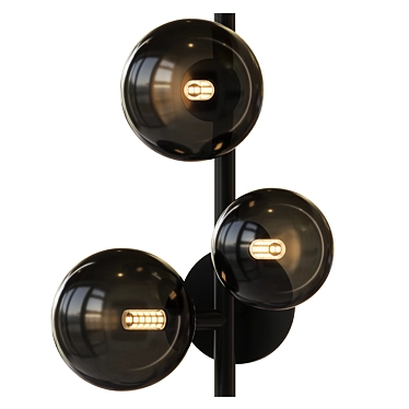 Wall lamp Indigo Molecola 11018 Black V000198