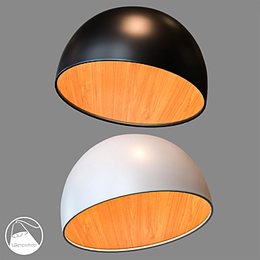 Modern Round Ceiling Lamp, 24W 3D model image 1 