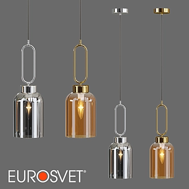 Eurosvet Flou Pendant Light 50229/1 3D model image 1 