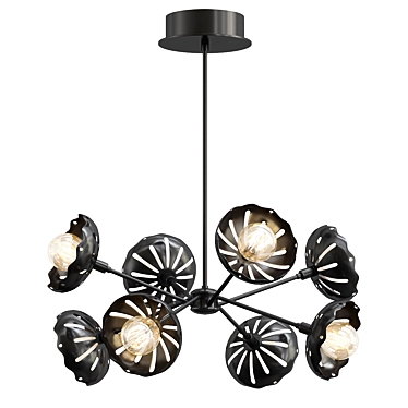 Modern Alyssa Chandelier Design 3D model image 1 