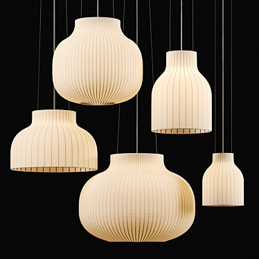 Muuto Strand Fabric Lighting Collection 3D model image 1 