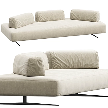 Elegant 1917 Sofa, Lago Design 3D model image 1 