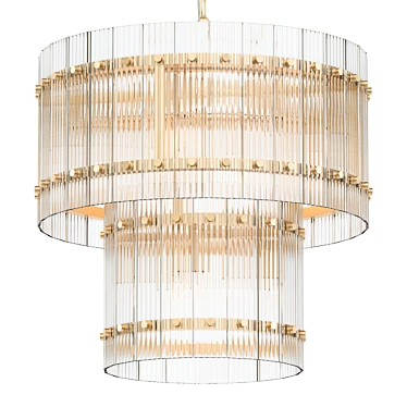 Ruby L Chandelier AL0152 3D model image 1 