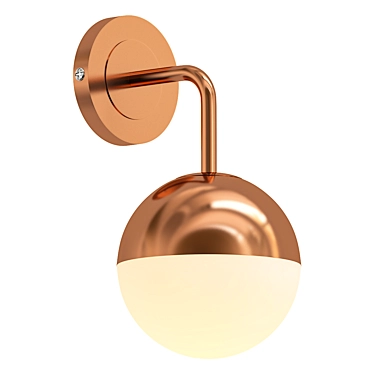 Copper Luminary Light Fixture Copper 3D model image 1 