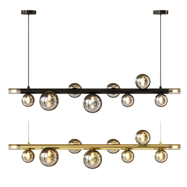 Indigo Canto Pendant Chandelier 11026 3D model image 1 