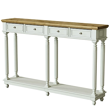 NeoClassic American Console 3D model image 1 