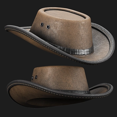 Western Hat 3D Model 3D model image 1 