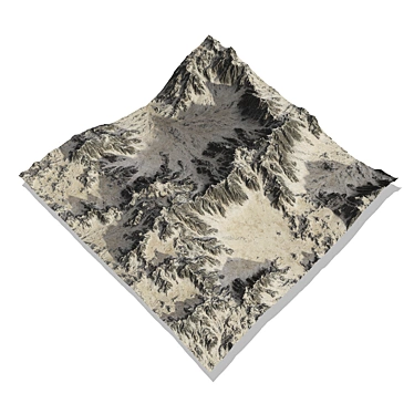 Peak Terrain 3D Model Kit 3D model image 1 