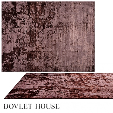 Luxurious Dovlet House Wool Rug 3D model image 1 