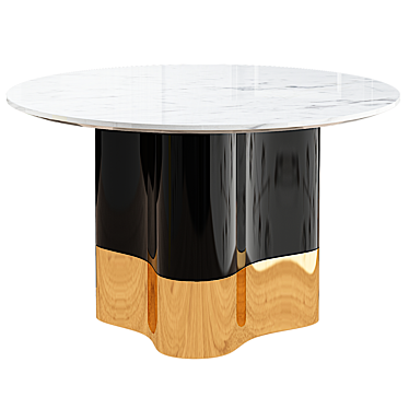 Modern Adera Dining Table 3D model image 1 