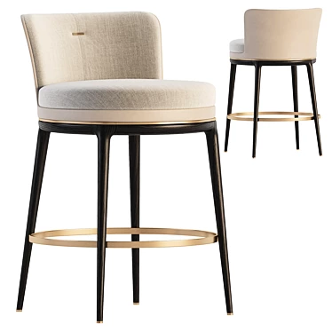 Modern Design Hicks Bar Stool 3D model image 1 