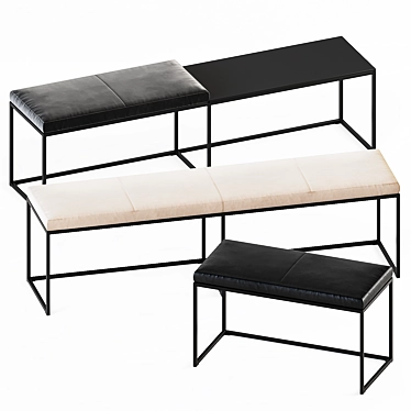 BoConcept London Bench Variants 3D model image 1 