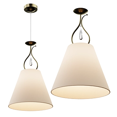 Elegant Madeline Pendant Light 3D model image 1 