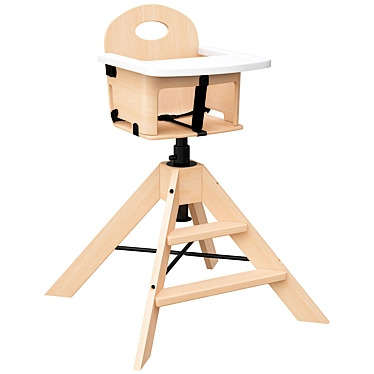 GRÅVAL Highchair with Tray 3D model image 1 