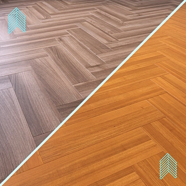 Quality Wood Floor 3D Model 3D model image 1 