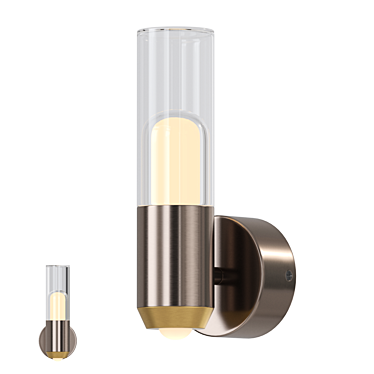 BIRGEL WALL LED Glass Sconce 3D model image 1 