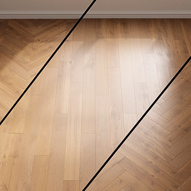 Kyoto Oak Parquet Flooring 3D model image 1 