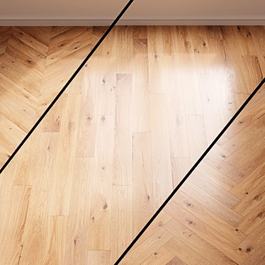 Bergen Oak Parquet Flooring 3D model image 1 