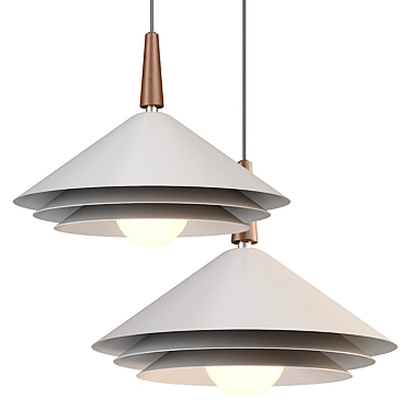 Modern Pendant Light Model, Lampatron 3D model image 1 