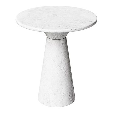 Vintage Marble Side Table - Draenert Finale 3D model image 1 