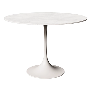 Tulip Style 42" Dining Table 3D model image 1 