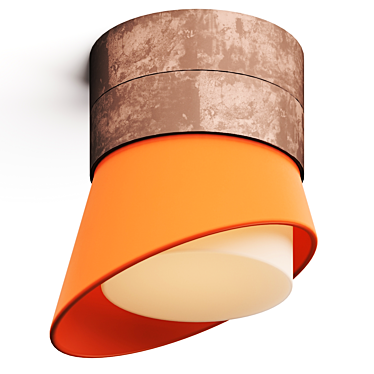 Modern Toscot Chapeau Ceiling Lamp 3D model image 1 