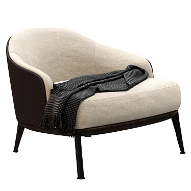 Luxury Minotti Leslie Armchair Home 3D model image 1 