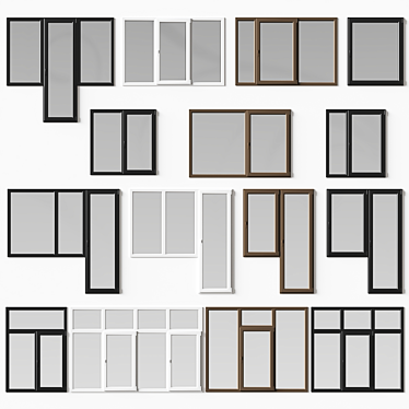 Versatile Rehau Windows and Doors 3D model image 1 