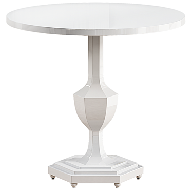 Sleek Modern Uttermost Kabarda Table 3D model image 1 