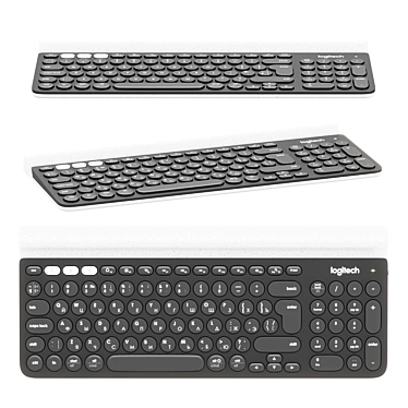 Logitech K780 Wireless Keyboard 3D model image 1 