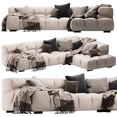 Modern Tufty Time Sofa Model 3D model image 1 