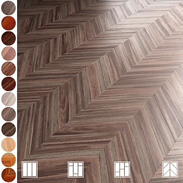 Multi-Purpose Parquet Flooring Kit 3D model image 1 