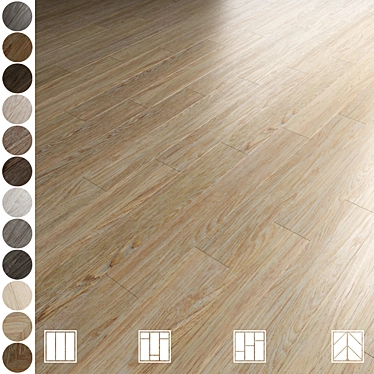  Multifunctional Parquet Asset Pack 3D model image 1 