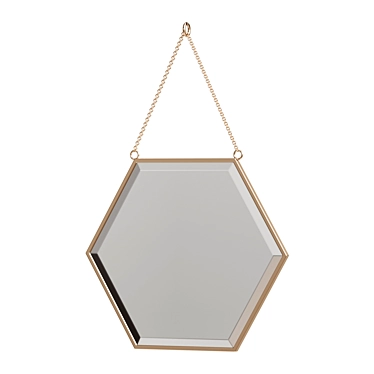 Uyova Octagonal Mirror, La Redoute 3D model image 1 