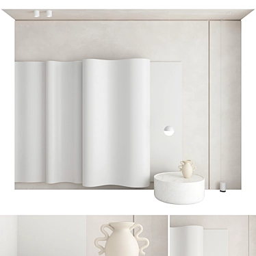 3D Decorative Wall Panel: Set 94 3D model image 1 