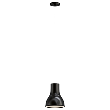 Industrial Vintage Pendant Light 3D model image 1 