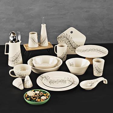 Tableware with potpourri