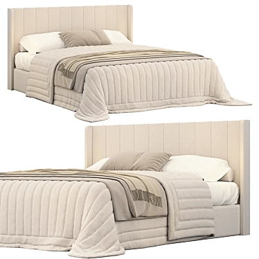 Oulton Wingback Bed 3D Model 3D model image 1 