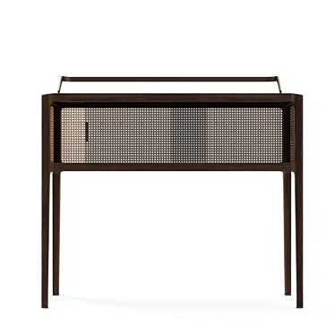 Opera Contemporary Mastro Bar Cabinet 3D model image 1 