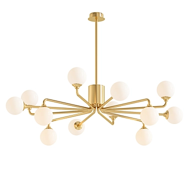 Freya Gold Chandelier 2014 Model 3D model image 1 