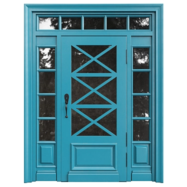 Classic 3D Door Design - Tempera 3D model image 1 