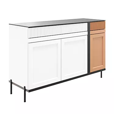 Kondratev Sideboard: Elegant Storage Solution 3D model image 1 