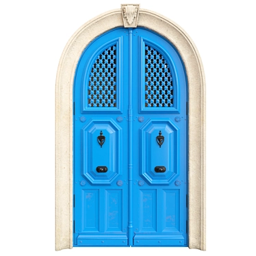 Classic Tempera 3D Door Model 3D model image 1 