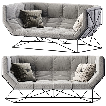 Modern FOXHOLE Sofa Design 3D model image 1 